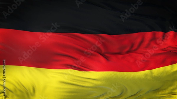 Fototapeta Realistic Waving Flag Background