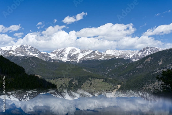 Fototapeta Mountain reflection