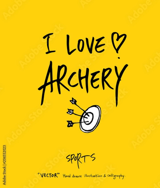 Obraz 스포츠 포스터 / 손으로 그린 스포츠 그림