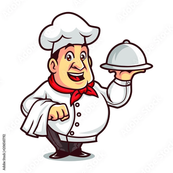 Fototapeta Chef Mascot Design Vector