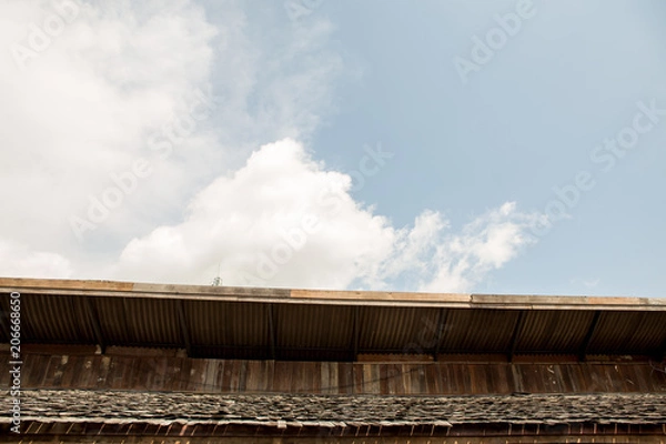 Fototapeta Outdoor tile roof