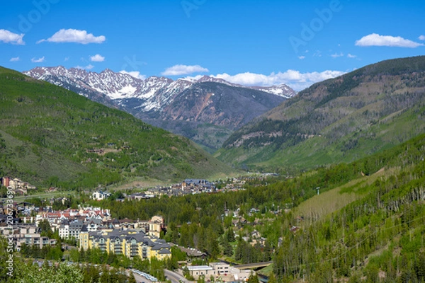 Obraz Colorado Mountain Landscape Near the Ski Resort of Vail