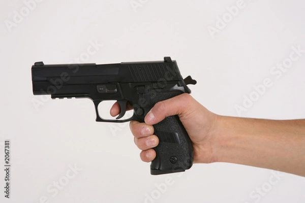 Fototapeta loaded pistol