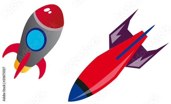 Obraz rakieta