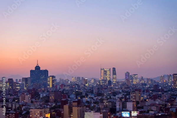 Obraz Mexico city Skyline