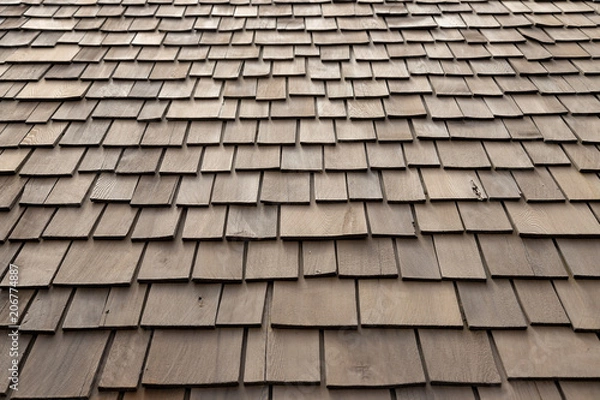 Obraz ceder shake roof