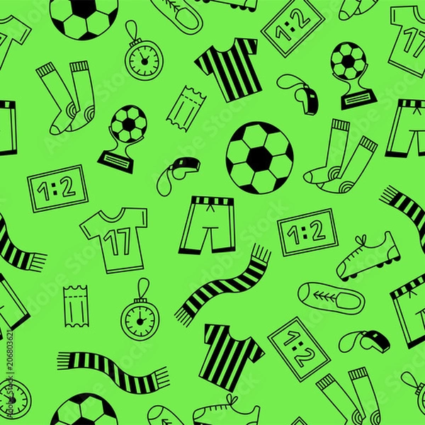 Obraz Sports Seamless Pattern