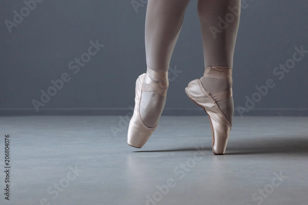 Obraz Pleasant ballet dancer improving her skills