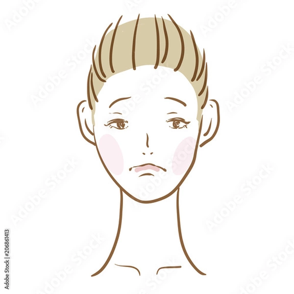 Fototapeta 女性の顔