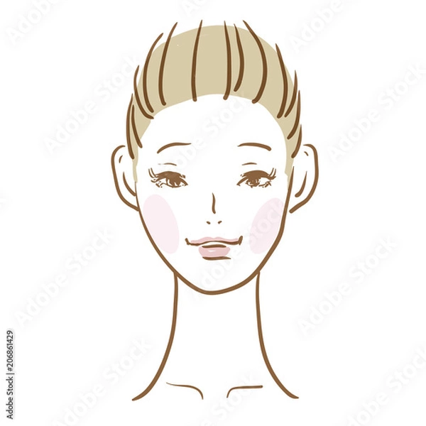 Fototapeta 女性の顔