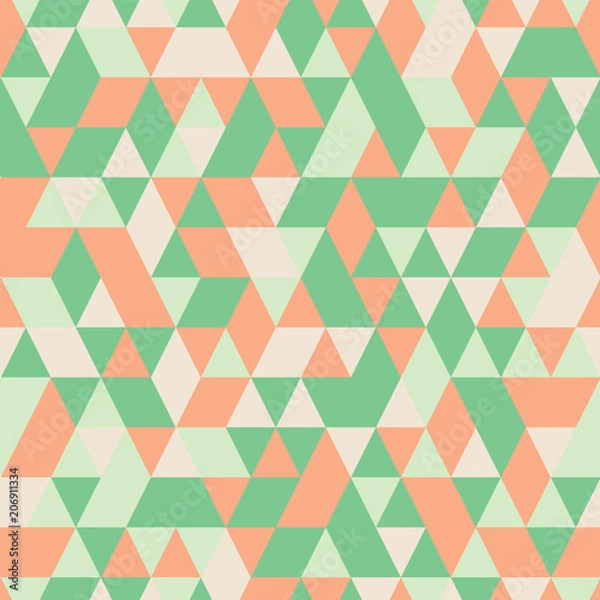 Fototapeta Background with decorative geometric and abstract elements. Vector illustration.