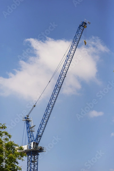 Fototapeta Construction Crane