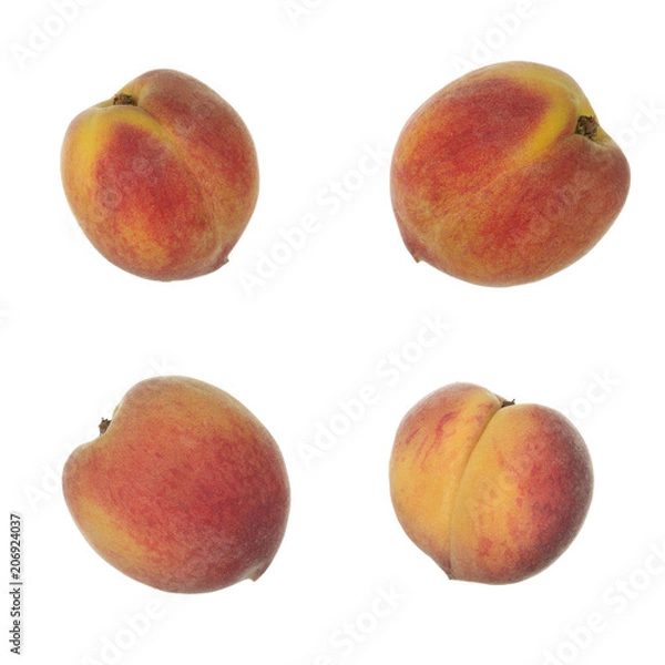 Obraz peach isolated on white