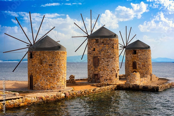 Obraz Chios mills