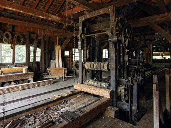 Fototapeta Eine Fabrik