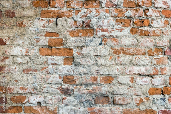 Fototapeta Background of old brick wall pattern texture