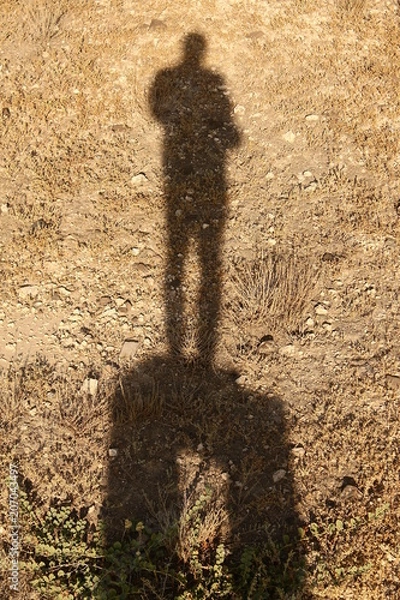 Fototapeta the shadow on the ground