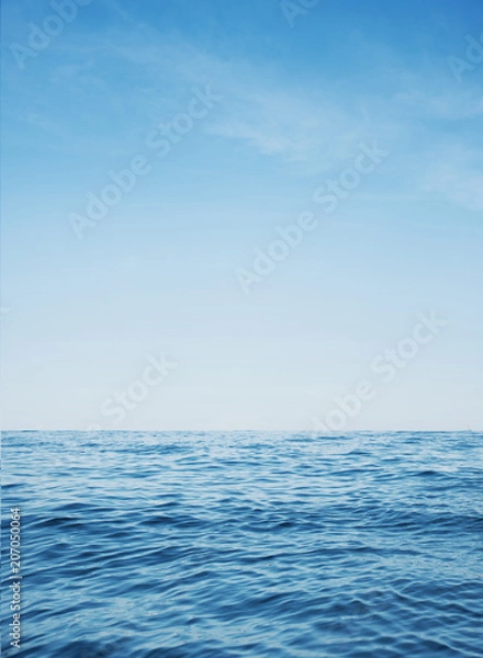 Obraz Calm ocean with clear blue water