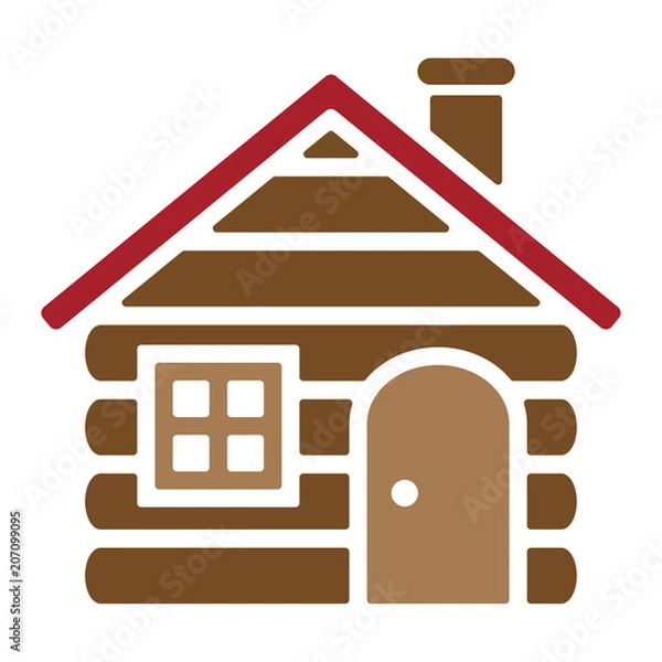 Obraz Icon - Blockhütte