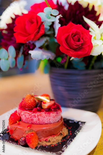 Fototapeta 食後のデザート