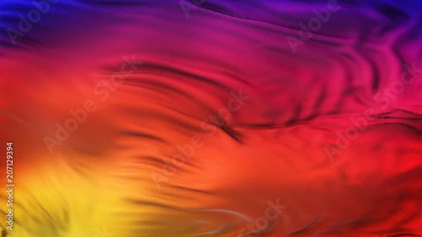 Obraz Colorful Smooth Gradient Wave Background Wallpaper 