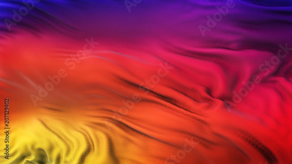 Obraz Colorful Smooth Gradient Wave  Background Wallpaper 