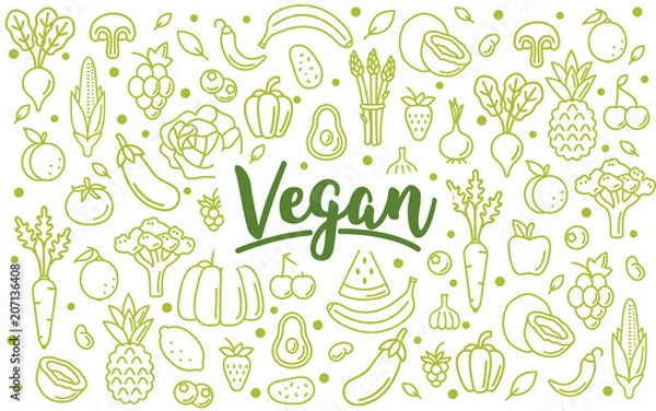 Fototapeta vegan