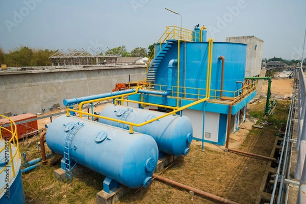 Obraz Water treatment process
