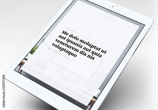 Fototapeta Modèle d'e-book élégant