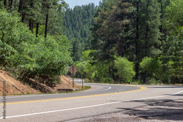 Fototapeta Mountain road