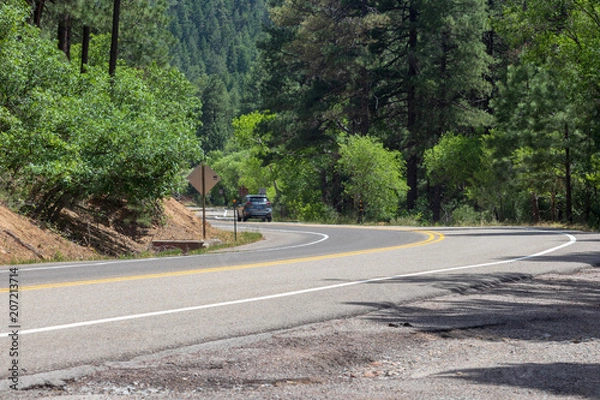 Fototapeta Mountain road