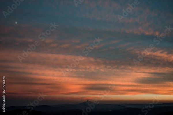 Fototapeta Night Sky Sunset