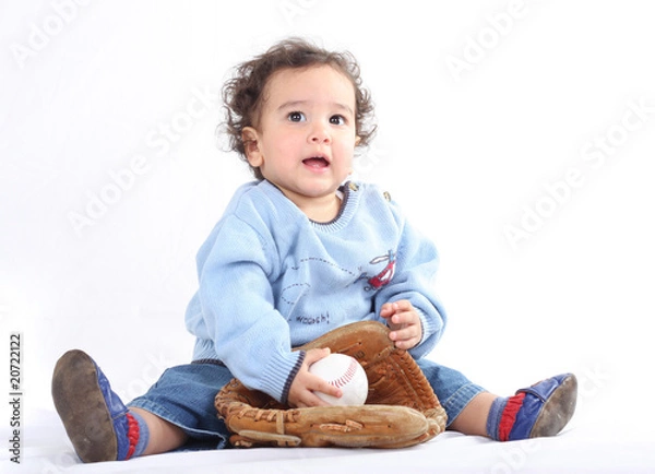 Obraz little baseball player