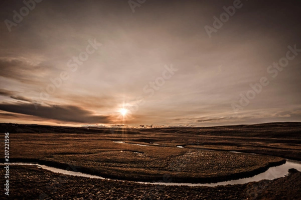 Fototapeta yellowstone plains