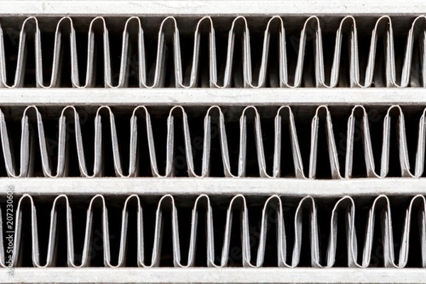Obraz details sheets of paper crate placed in overlapping layers.selective focus.