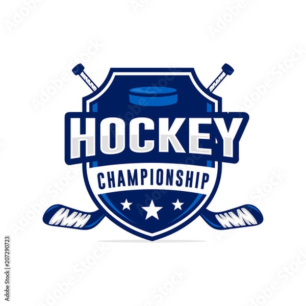 Obraz Hockey Logo Vector