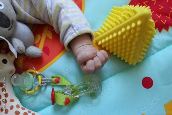 Obraz jeux bébé tétine