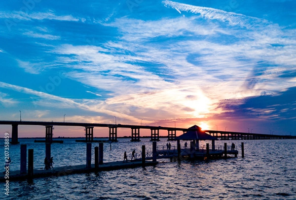 Fototapeta Ft Myers, Florida sunset