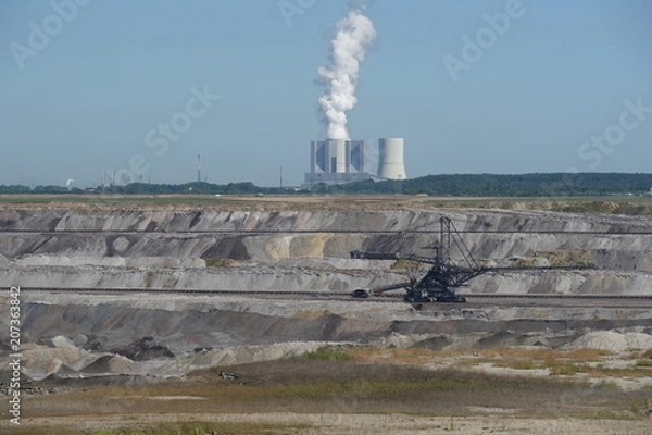 Obraz Tagebau südlich Leipzig