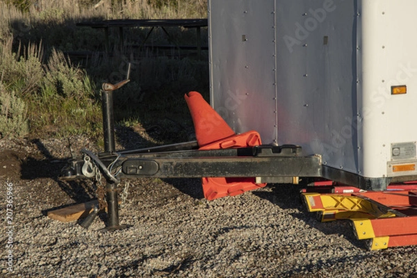 Obraz construction site work area