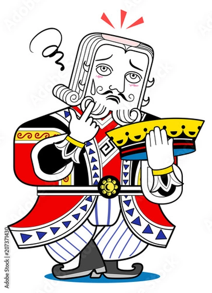 Fototapeta トランプの王様-脱毛