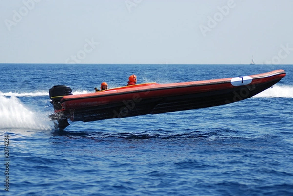 Obraz bateau de course