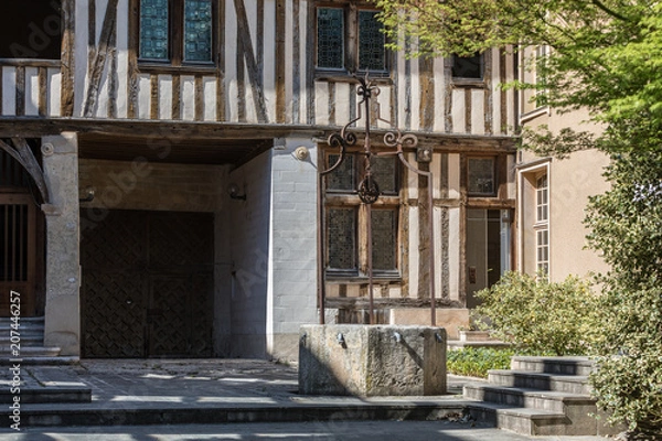 Fototapeta Timber building front