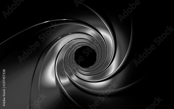 Obraz Gun Barrel renderowania 3d