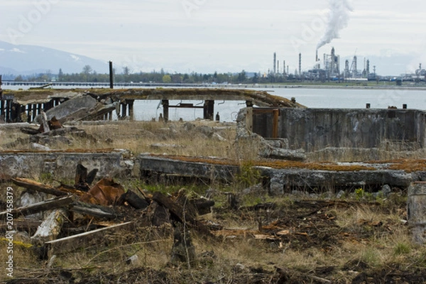 Obraz Pustkowie przemysłowe