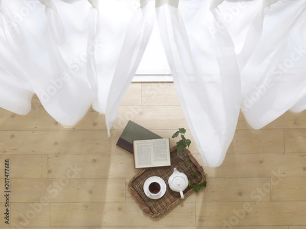 Fototapeta レースカーテン