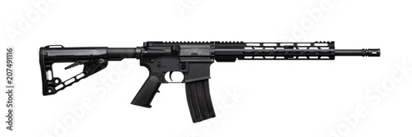 Fototapeta modern rifle isolated on white