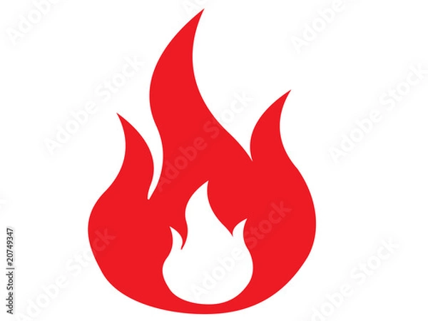 Fototapeta Fire icon