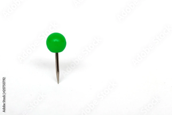 Obraz Grüne Stecknadel