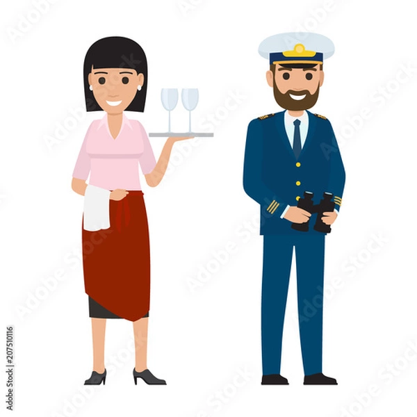 Fototapeta Professions People Cartoon Vector Characters